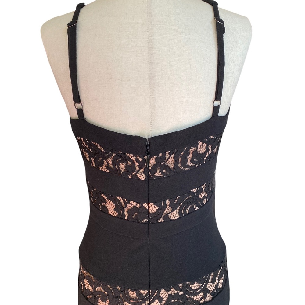 NWOT Bcbgmaxazria black halter gown - Picture 5 of 6